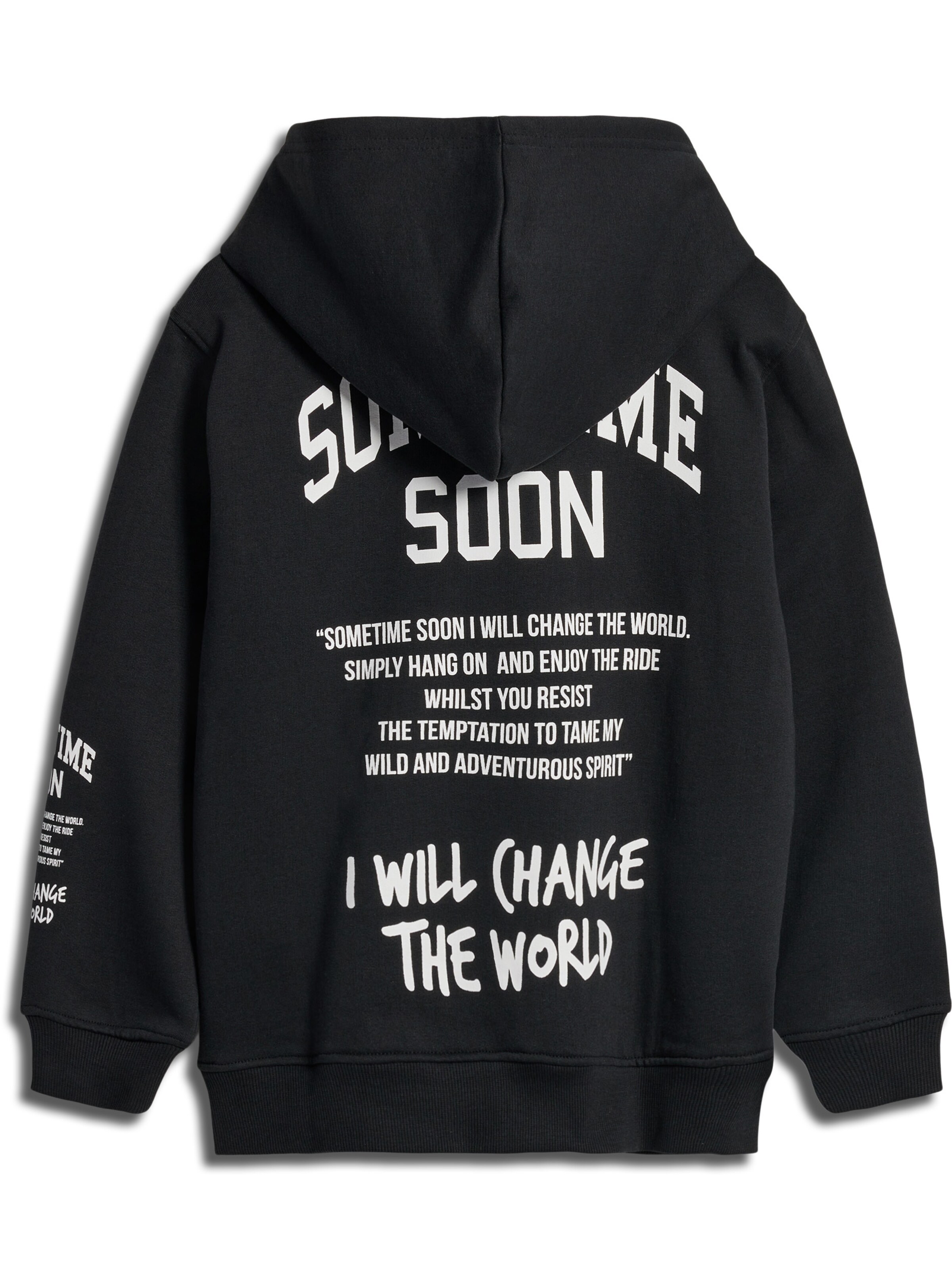 SOMETIME SOON Sweatshirt 'Dimas' i sort