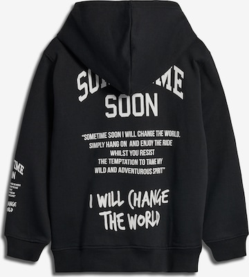 SOMETIME SOON Sweatshirt 'Dimas' in Schwarz