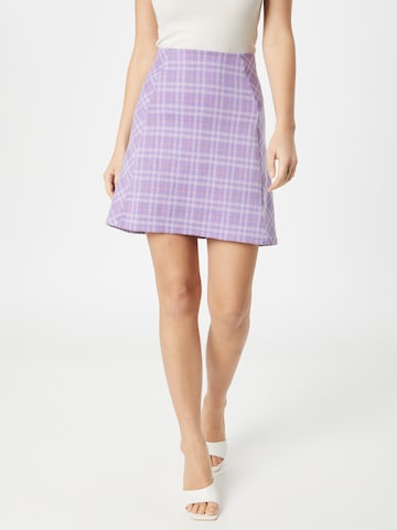 PIECES Skirt 'Silvia' in Purple: front