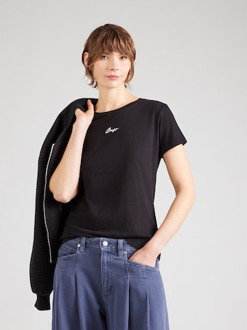 BOSS Тениска 'C_Elove' в черно: отпред