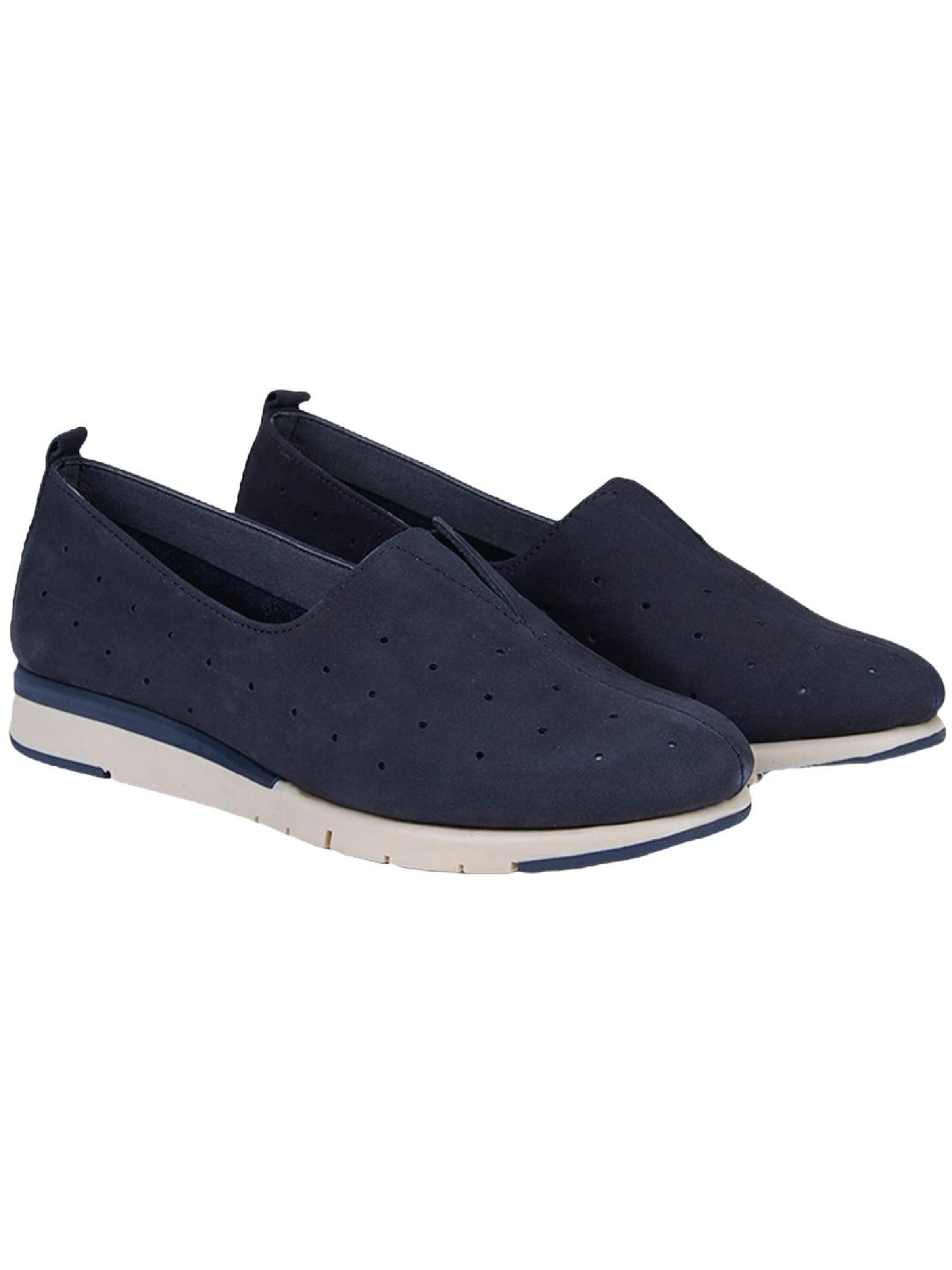 Desa Low shoe 'DESA Damen DesaComfort Nubukleder Alltagsschuhe' in Blue: front