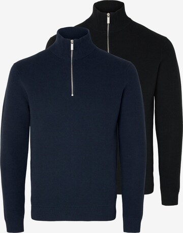 SELECTED Sweater 'Dane' in Blue: front