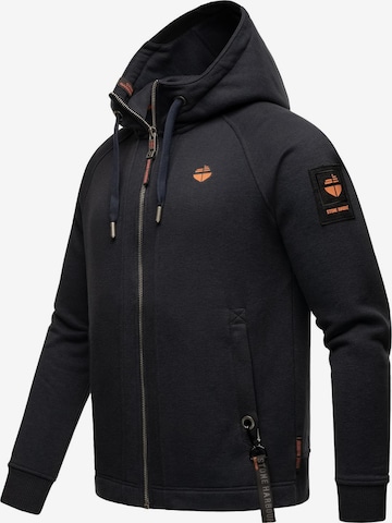 STONE HARBOUR Sweatjacke 'Finn Luca' in Schwarz