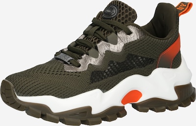 STEVE MADDEN Sneakers 'POLARIZED' in Olive / Orange, Item view