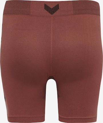 Skinny Pantalon de sport Hummel en rouge