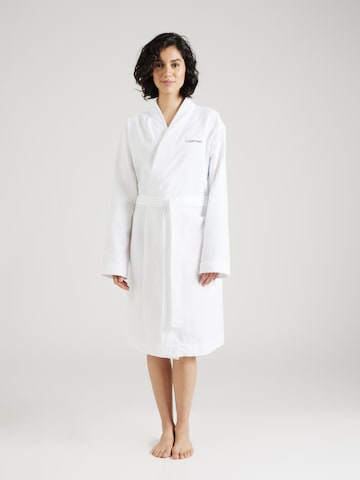 Calvin Klein Underwear Szlafrok długi w kolorze biały: przód