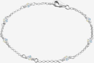 ELLI Armband 'Glitzer Steine' in Zilver