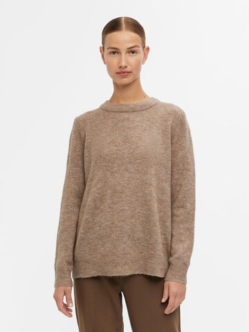 OBJECT Sweater 'Ellie' in Brown: front