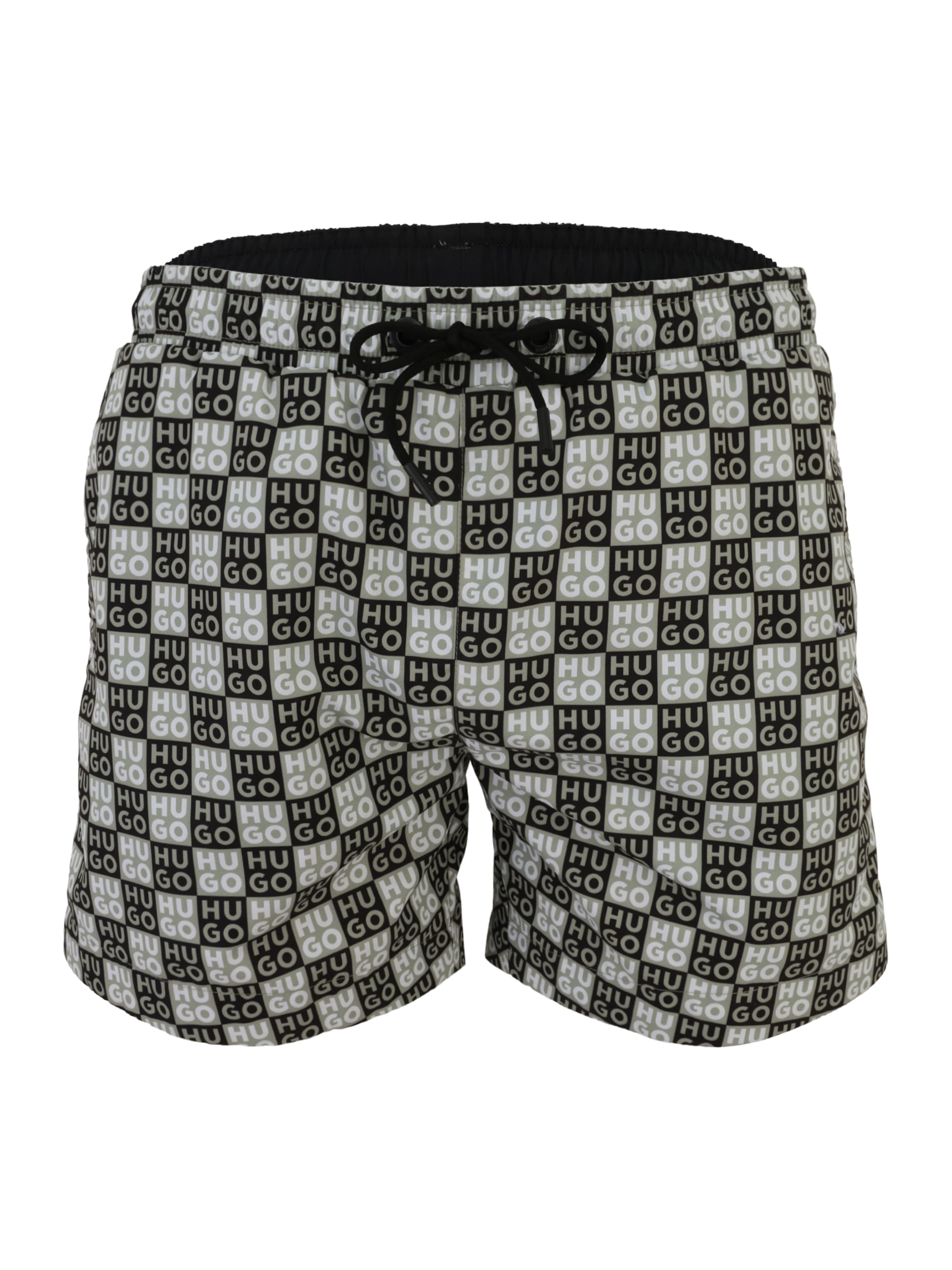 HUGO Плавательные шорты 'AARON' в Зеленый: спереди