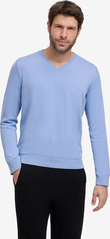FALKE Pullover 'Pure Cotton' in Blau: Vorderseite
