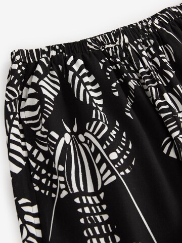 Next Wide leg Trousers in Black