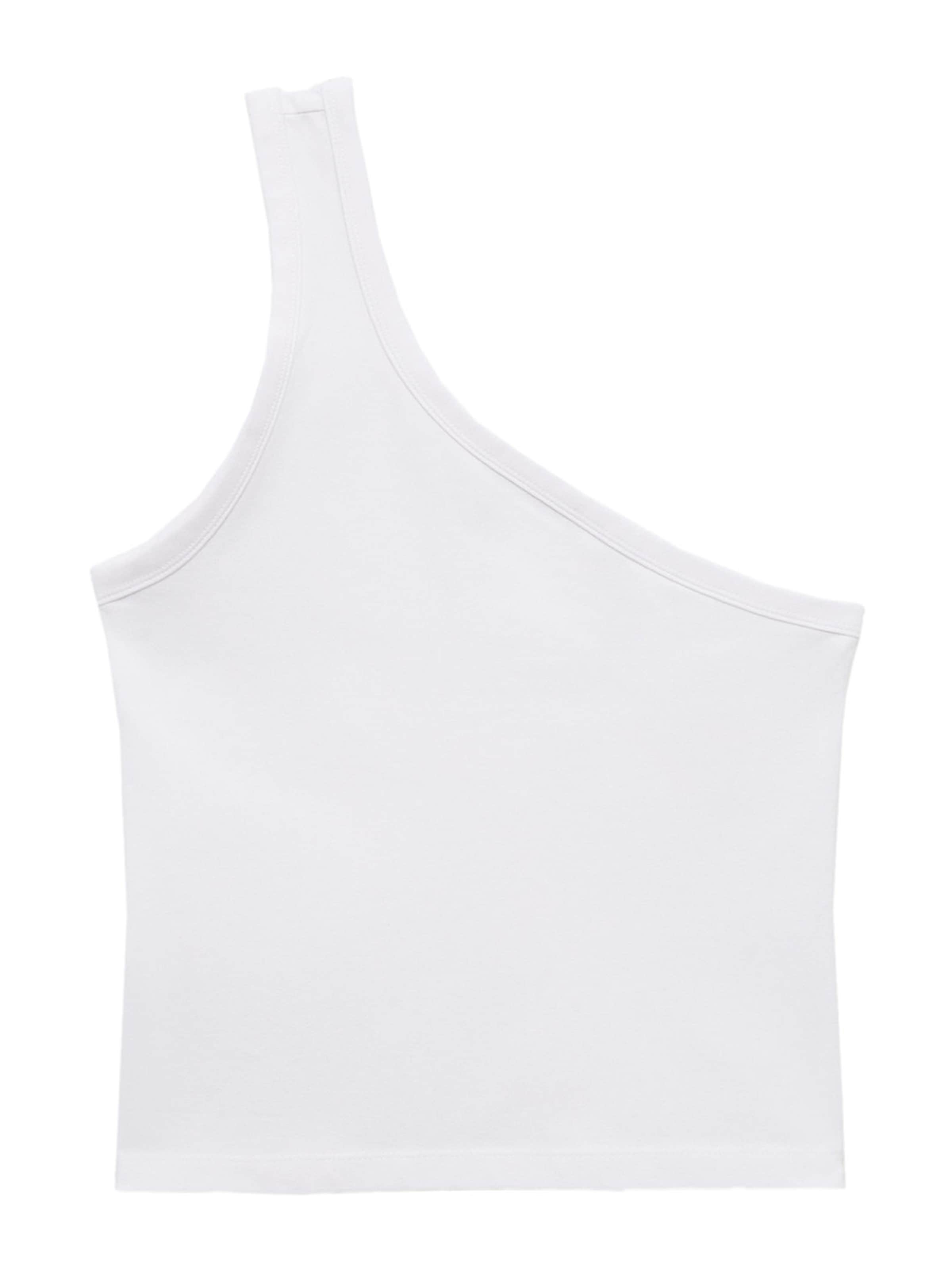 MANGO Topp 'CORALI' i vit: framsida