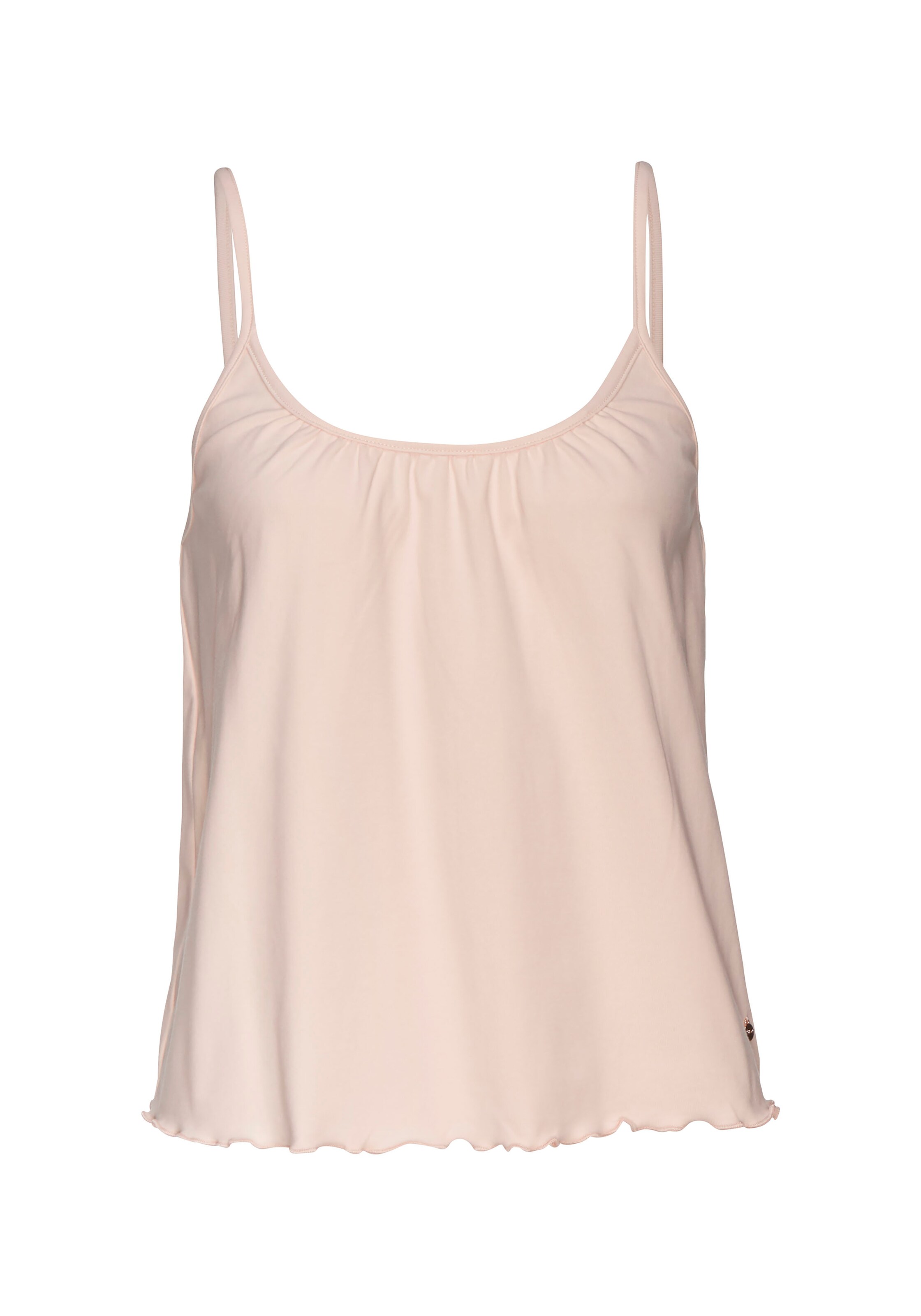 s.Oliver Футболка для сна в Бежевый: спереди