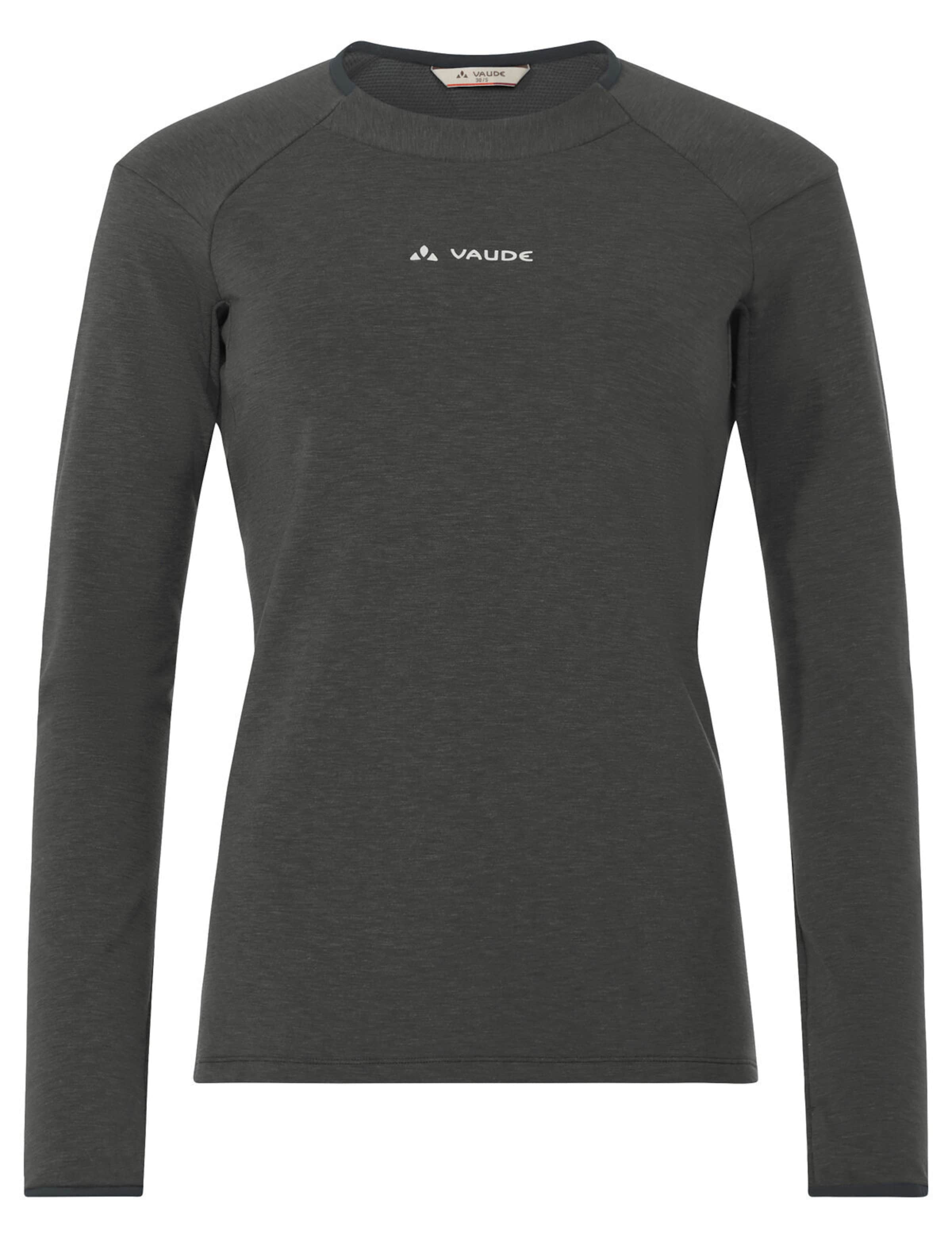 VAUDE Funktionsshirt 'Monviso' in Grau: Vorderseite