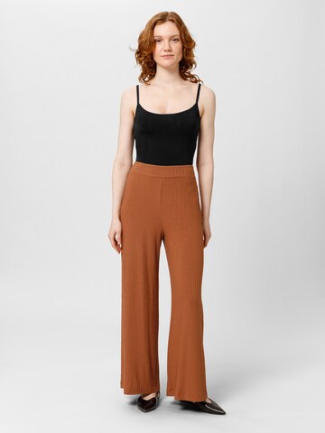 Les Lunes Wide leg Trousers 'Michelle' in Brown