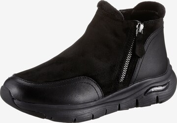 SKECHERS Ankle Boots in Schwarz: predná strana