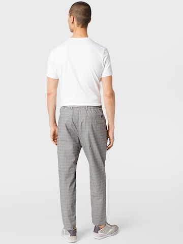 BOSS Orange Slim fit Pleat-Front Pants 'Skay' in Grey