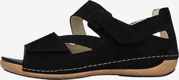 WALDLÄUFER Sandals 'Heliett' in Black: front