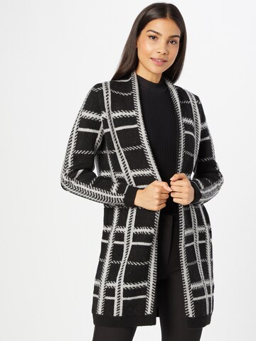 Manteau en tricot 'BERNA' ONLY en noir : devant