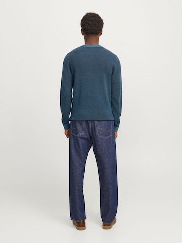 JACK & JONES Trui 'globe' in Blauw