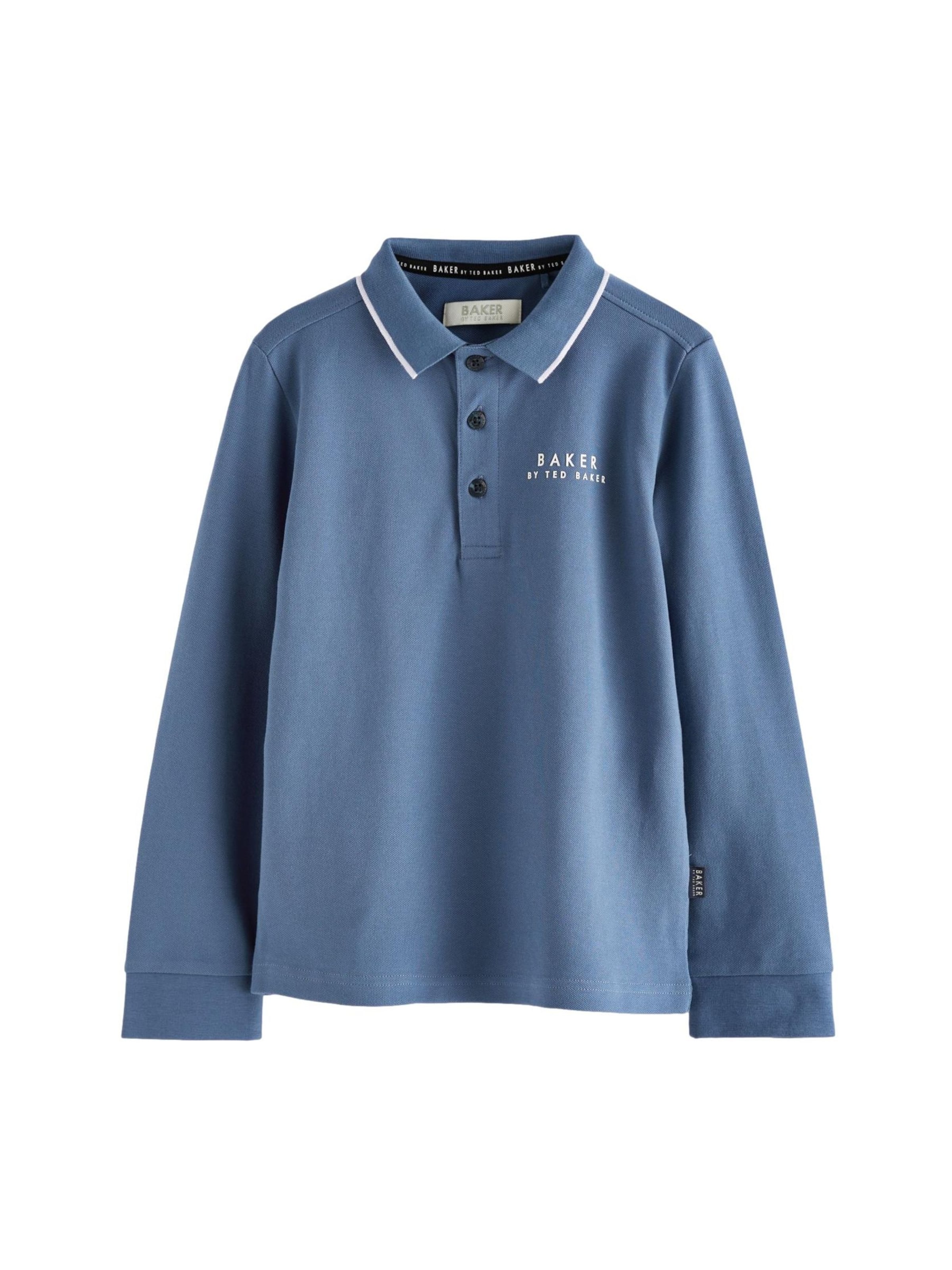 T-Shirt Baker by Ted Baker en bleu : devant