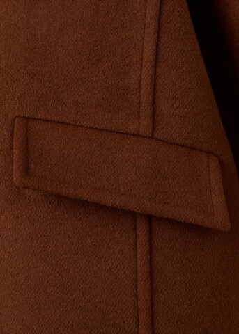 MANGO Winter Coat in Brown