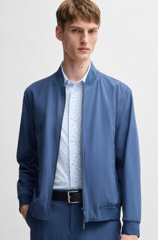 BOSS Slim Fit Hemd 'P-Roan' in Blau