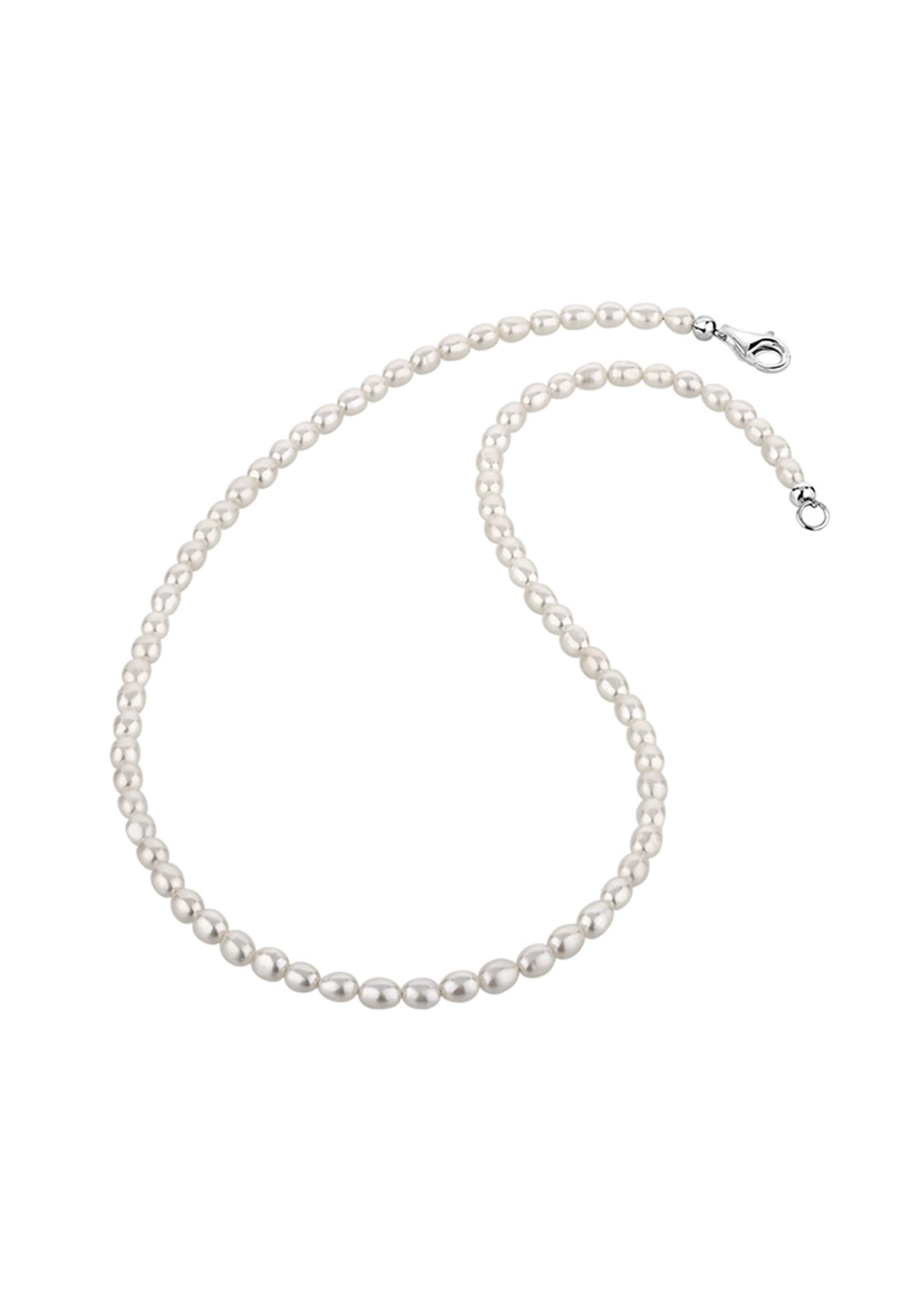 Nenalina Perlenkette in Weiß: Vorderseite