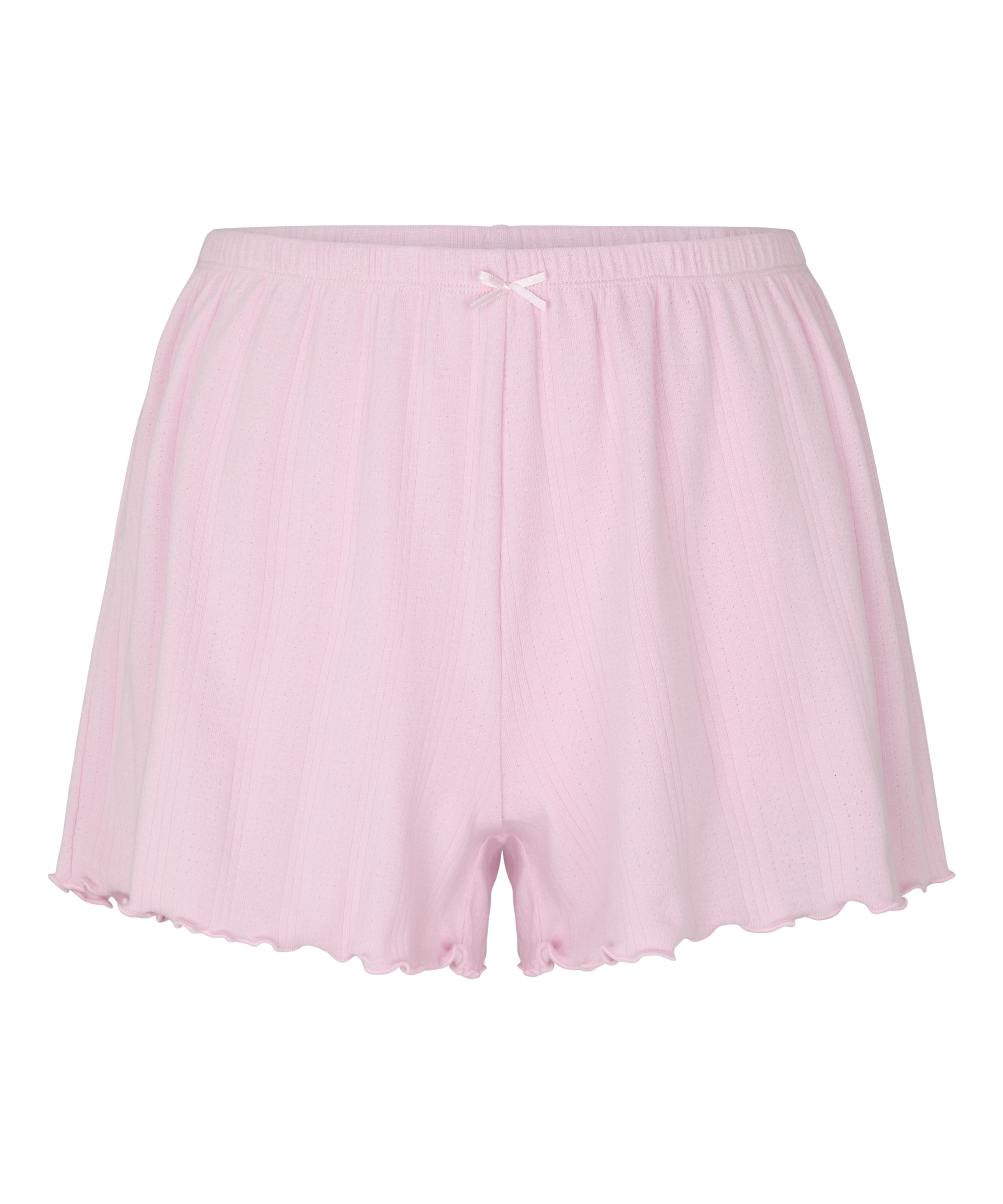 Hunkemöller Pyjamabroek 'Pointelle' in Roze: voorkant
