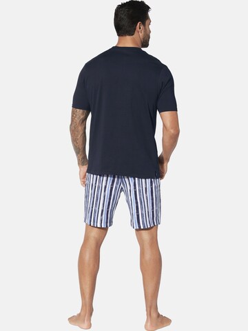 Jan Vanderstorm Pyjama kort 'Askivar' in Blauw