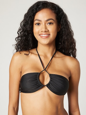 A LOT LESS - Bandeau Top de biquíni 'Sally' em preto