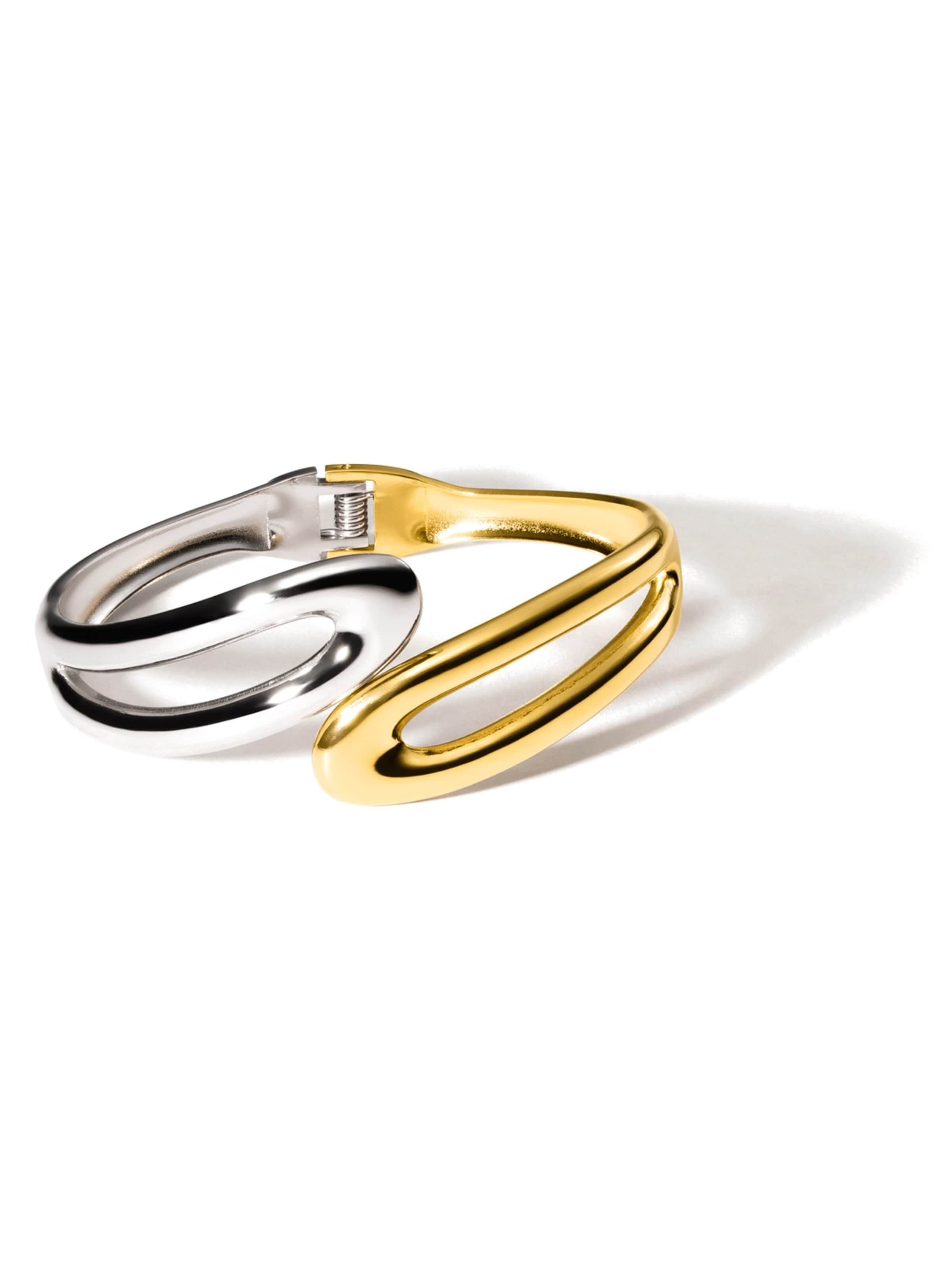 hiBALI Bracelet 'Curved Bangle' in Mixed colors: front
