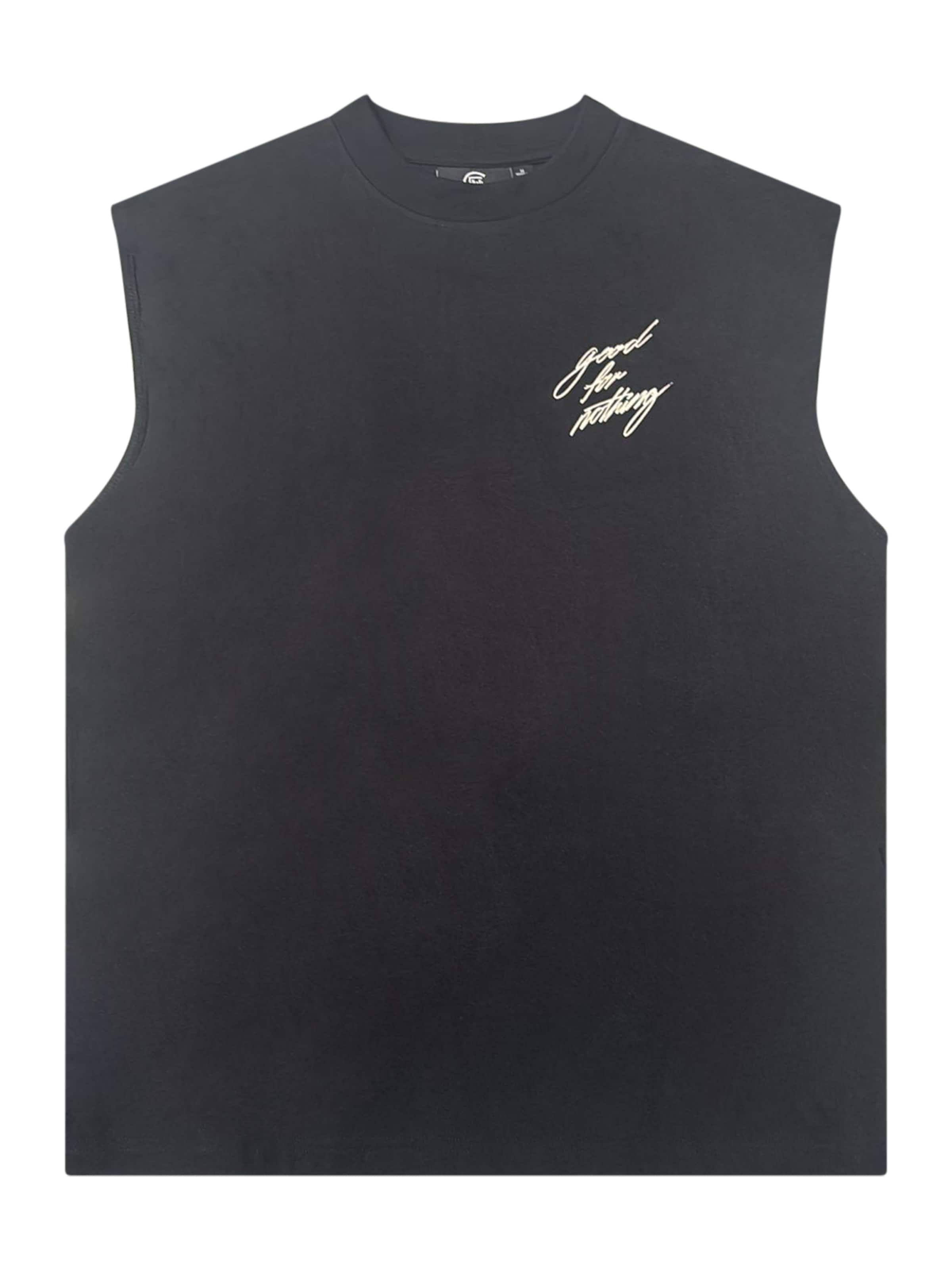 Good For Nothing Shirt in Zwart: voorkant