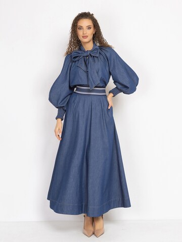 Jupe 'ESSENTIALS' JIORO en bleu