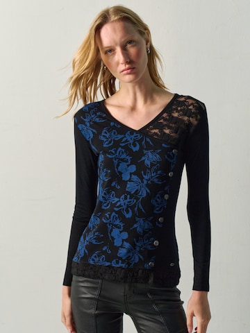 KOROSHI - Camiseta en negro: frente