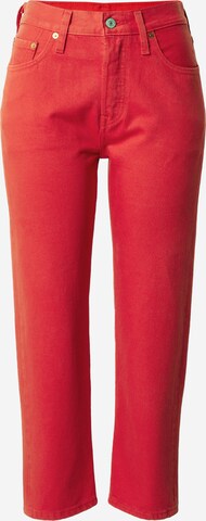 LEVI'S ® Jeansy '501  Crop' w kolorze czerwony: przód