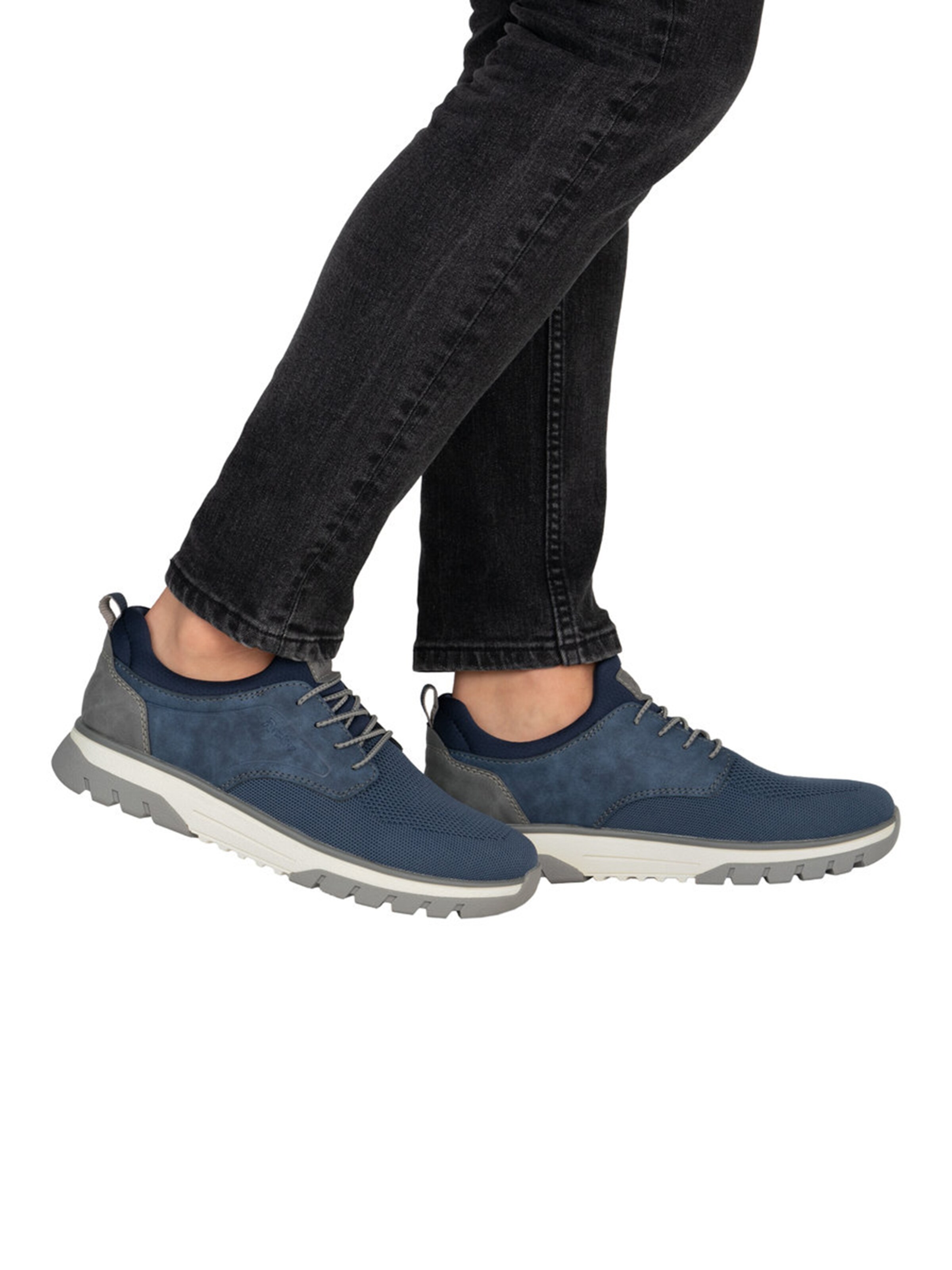 Chaussure à lacets Rieker en bleu