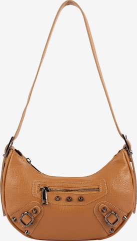 faina Shoulder bag in Brown: front