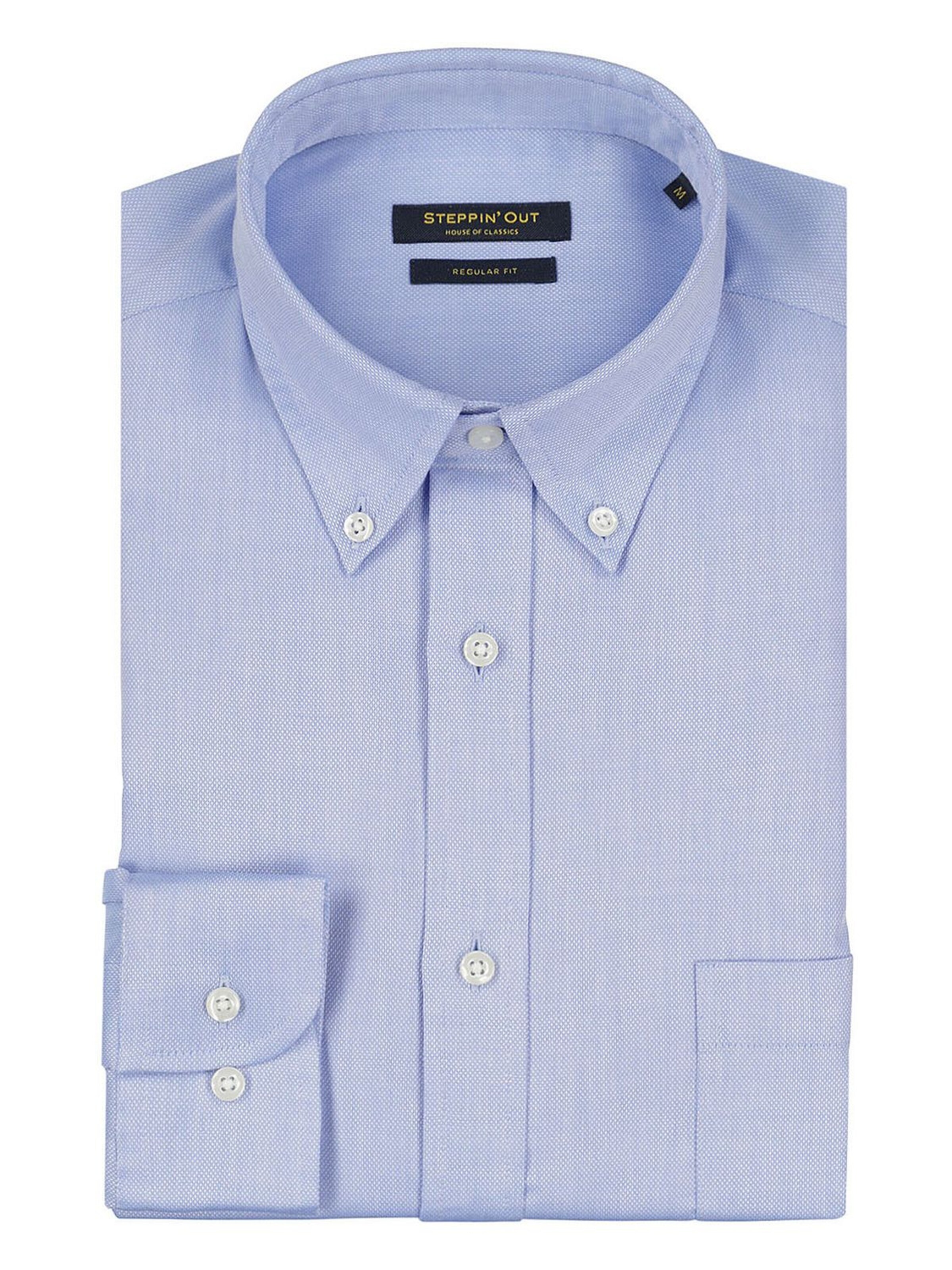 Coupe regular Chemise Steppin' out en bleu