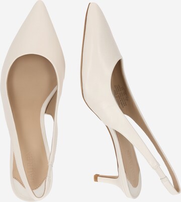 Lauren Ralph Lauren - Sapatos abertos atrás 'LOLAH II' em branco