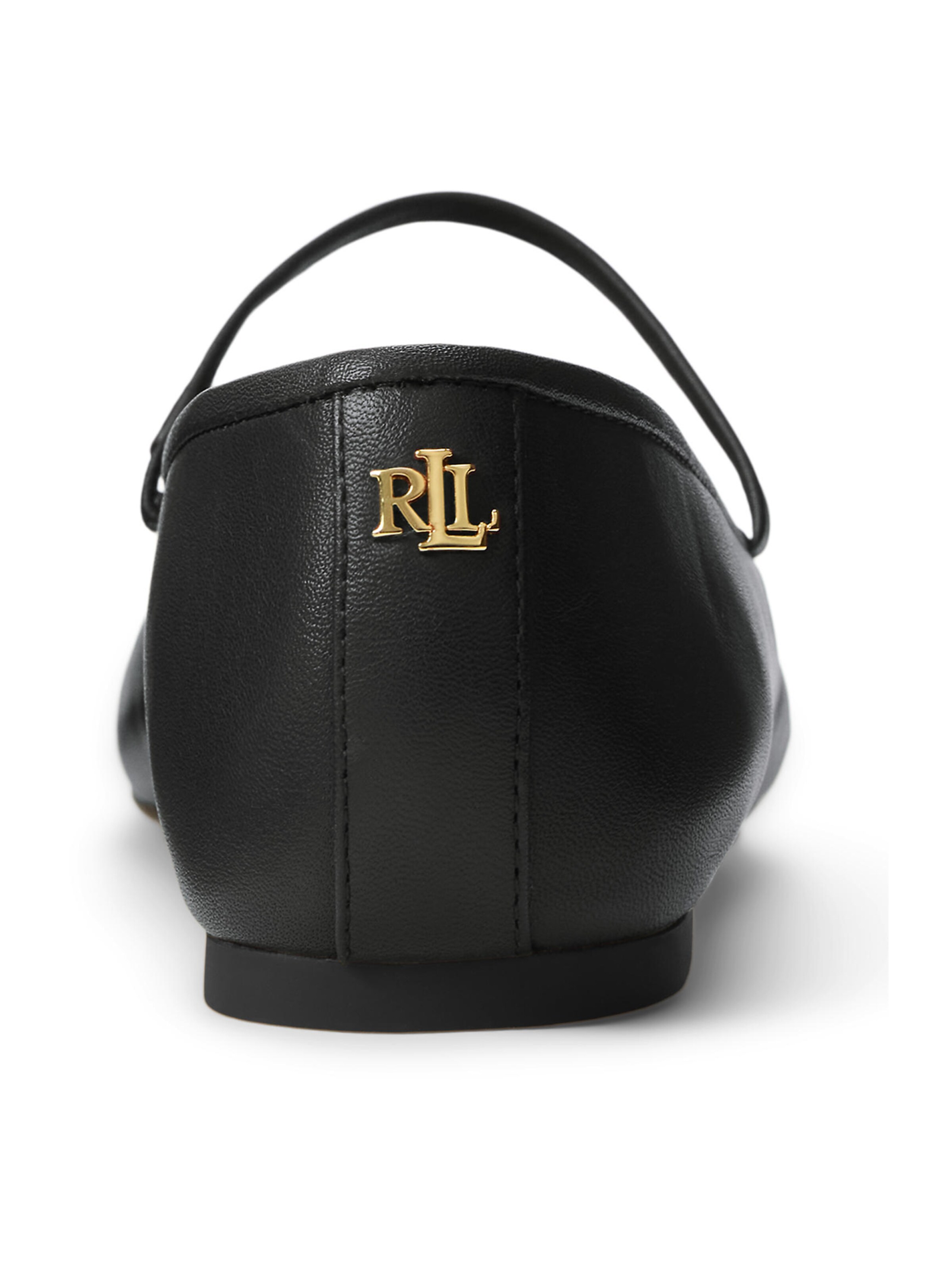 Lauren Ralph Lauren Балетки с ремешком 'JAYNA' в Черный