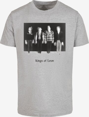 Merchcode Shirt 'Kings Of Leon' in Grijs: voorkant
