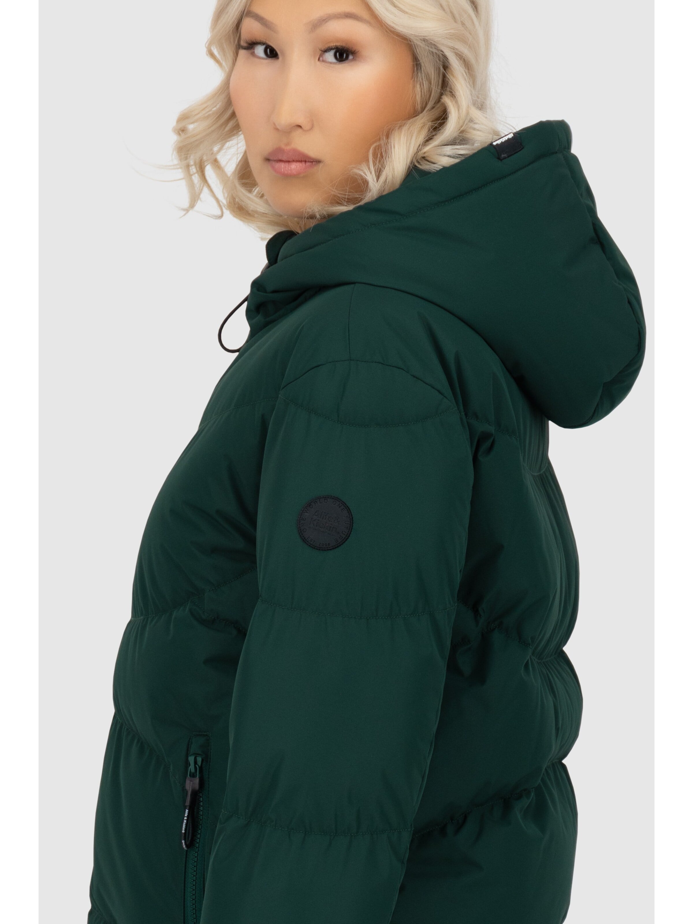alife & kickin Winterjacke 'LeonaAK A'‌‌ in Grün