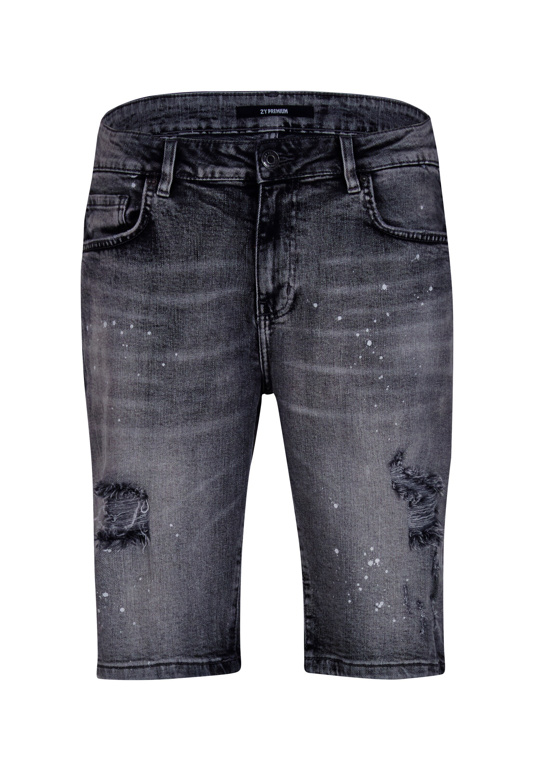 2Y Premium Jeans 'Victor' in Black: front
