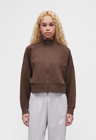 Veste de survêtement 'SPACER' ADIDAS ORIGINALS en marron : devant