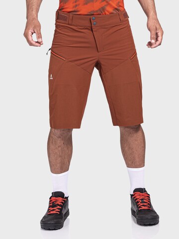 Schöffel Regular Outdoor trousers 'Arosa' in Red: front