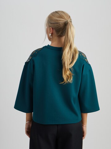 Peppercorn Sweatshirt 'Tomine' in Groen