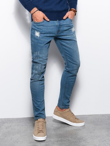 Ombre Slimfit Jeans 'P1062' in Blauw