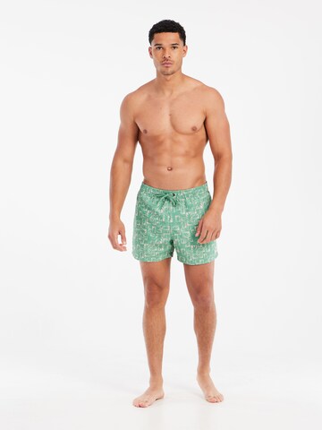 PROTEST Badeshorts 'PRTTifton' in Grün: Vorderseite