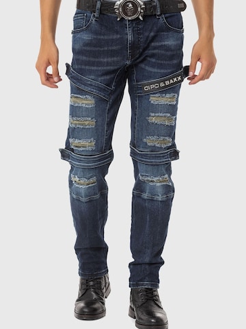 CIPO & BAXX Slim fit Jeans in Blue: front
